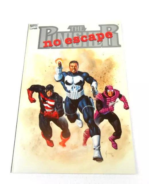 Punisher No Escape TPB 1990 Marvel Joe Jusko Cover Paladin US Agent VF/NM