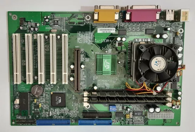 Epox Cu-133A+ Sockel 370 AGP Mainboard + Pentium III 1000MHz + 512MB SD-RAM