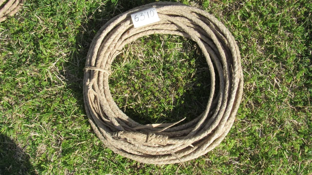 New Rawhide Rope (Lariat, Reata) Handmade in Sonora, Mexico. 63' 10"
