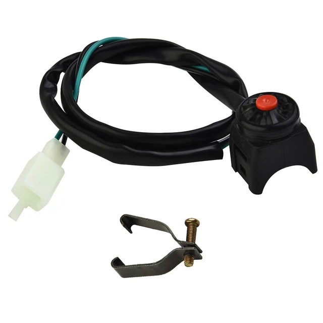 Moto2 Kill Switch Racing MOTO KILL SWITCH avec bouton poussoir rouge pour VTT Dual Sport (61 ...