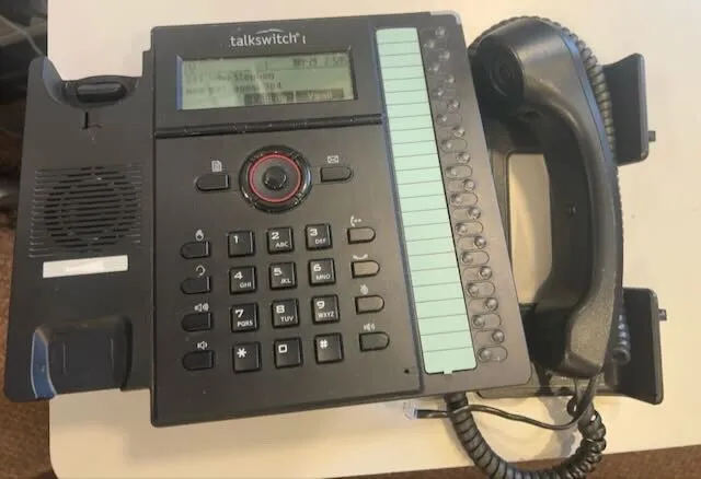 Talkswitch/Fortinet TS-550i IP PHONE WITH STAND/HEADSET