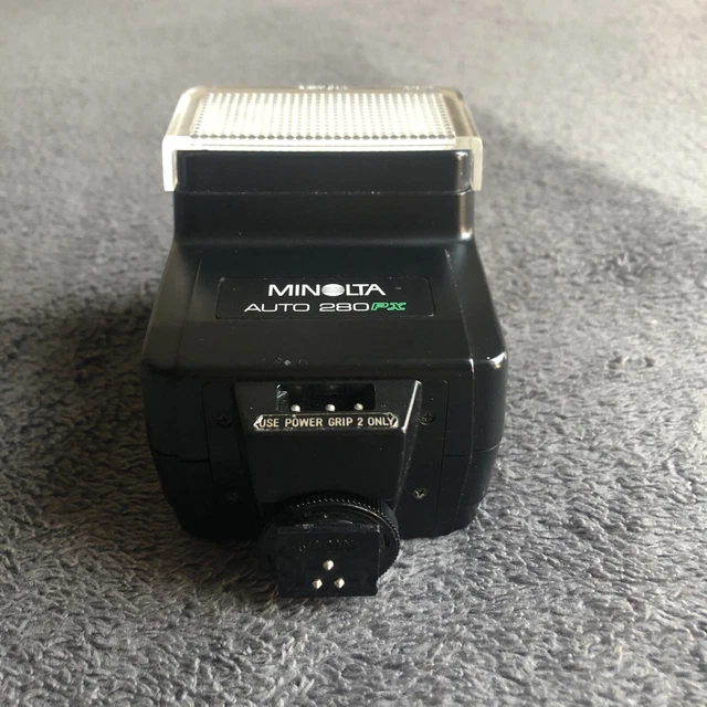 Minolta Electroflash Auto 280PX External Camera Flashlight Attachment - UNTESTED 2