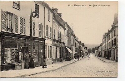 DORMANS - Marne - CPA 51 - Magasin de cartes postales rue Jean de Dormans