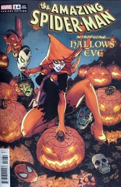 The Amazing Spider-Man #14 Ed McGuinness Hallows Eve Cover Marvel Comics 2022