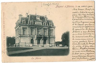 CPA 94 - NOGENT SUR MARNE (Val de Marne) - La Mairie - Dos non divisé, de 1900