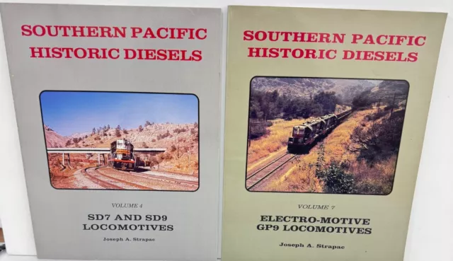 Southern Pacific Historic Diesels Vol 4 & Vol &Strapac * SD7 and SD9 and GP-9
