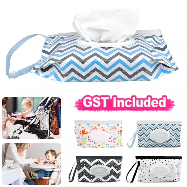 2/4PCS Dispenser Travel Wet Wipe Bag Pouch Baby Care Portable Tissue Case Holder