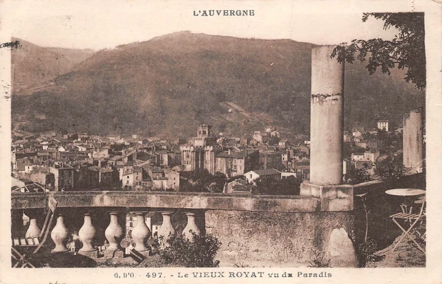 Le Vieux ROYAT vu du Paradis - l'AUVERGNE - 497 -
