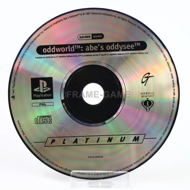 Démo PS1 - Oddworld : L'Odyssée D'Abe - Sony PlayStation - PAL - Bon état