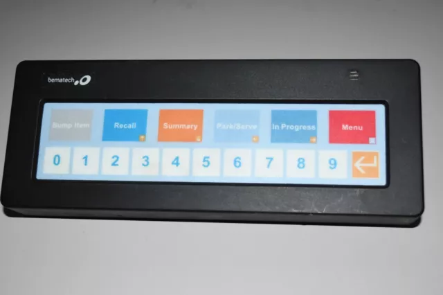 Logic Controls Bematech KB1700 Bump Bar WORKING PULL 515A2 W5A