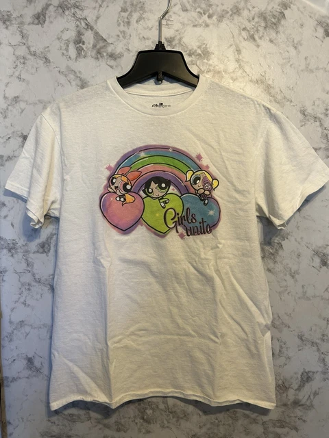 Cartoon Network The POWERPUFF GIRLS Womens T-Shirt Size Medium M Y2K Ladies