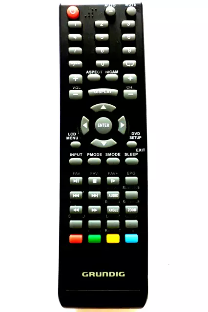 GRUNDIG TV/DVD COMBI REMOTE CONTROL for GU22DVD