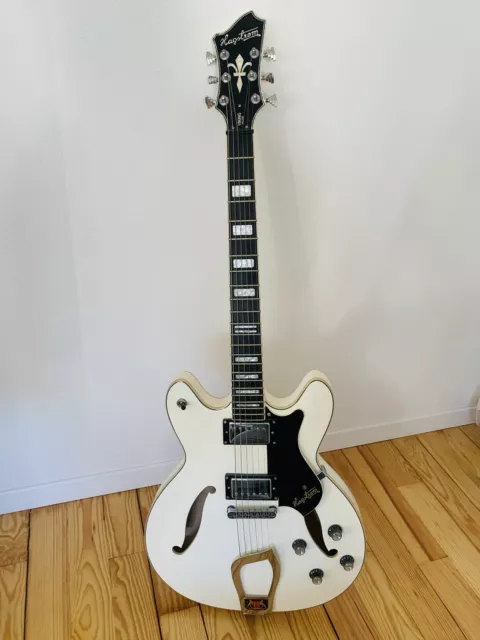 Hagstrom E Gitarre Viking Deluxe M11070981 112cm Weiß