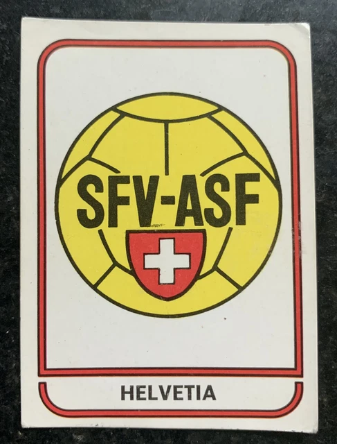 Figurine Panini EURO FOOTBALL 76/77 N°115 Zurich Helvetia - VELINA, état Neuf, Collection