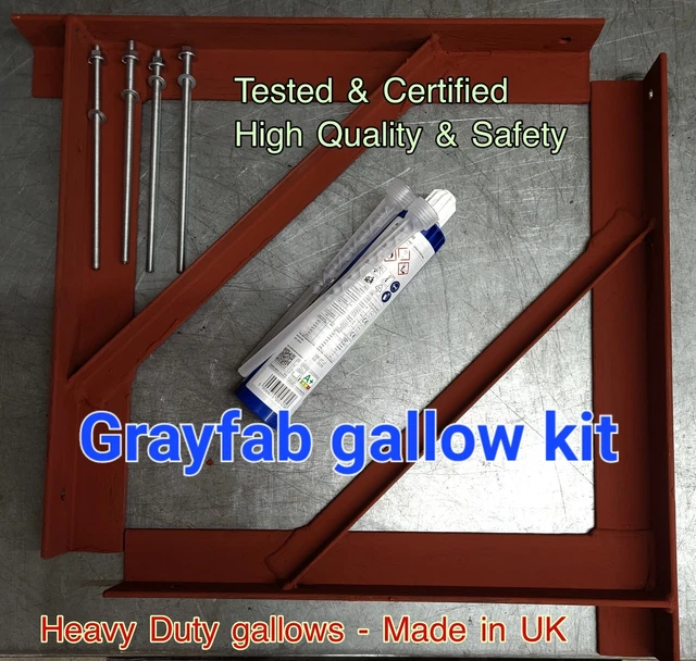 HEAVY DUTY CHIMNEY Gallow Brackets Fixing Chimney Removal Kit PAIR OF ...