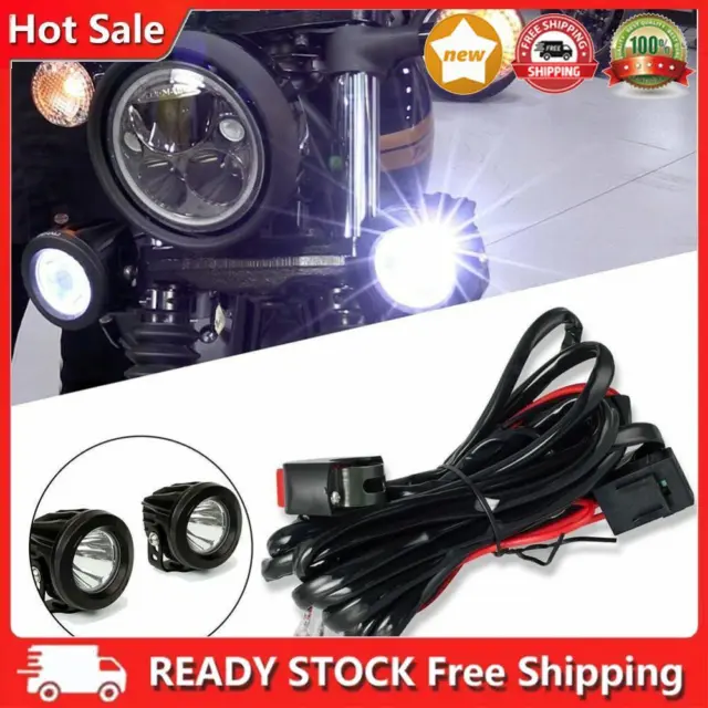 Spot Lights Wiring Harness Safety Protection Motorcycle Spotlight Wiring Harness