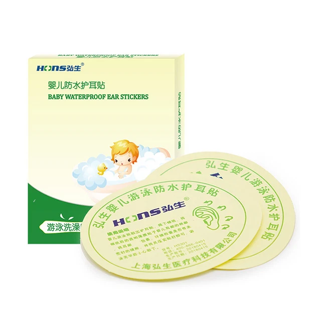 100pcs Baby Waterproof Ear Stickers Bath Swimming Infant Newborn Ear Care Past~F