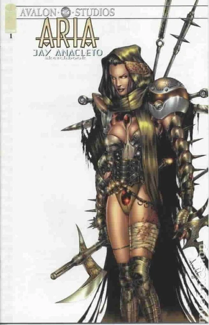 Aria Jay Anacleto Sketchbook 1B FN/VF 7.0 1999 Stock Image