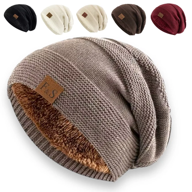 Winter Beanie Mütze Mit Fleecefutter – Winddicht, Weich & Warm Für Damen & Herren