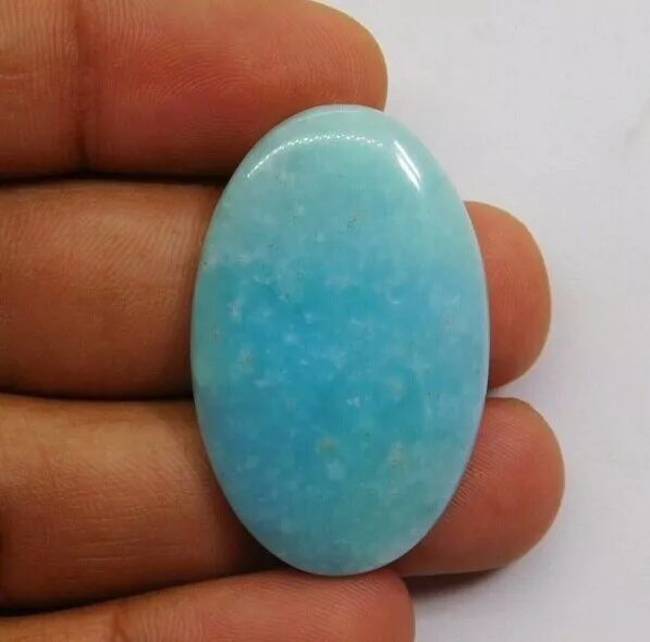 Amazing 100% Natural Blue Hemimorphite Cabochon Loose Gemstone 46 Cts. ME-6598