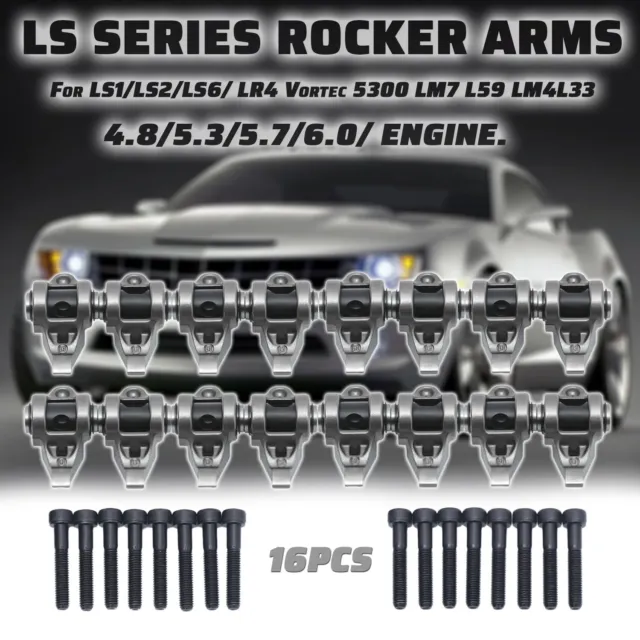 Engine LS1 Rocker Arm & Bolt with Truss Kit Spare Parts Trunnion 4.8 5.3 5.7 6.0