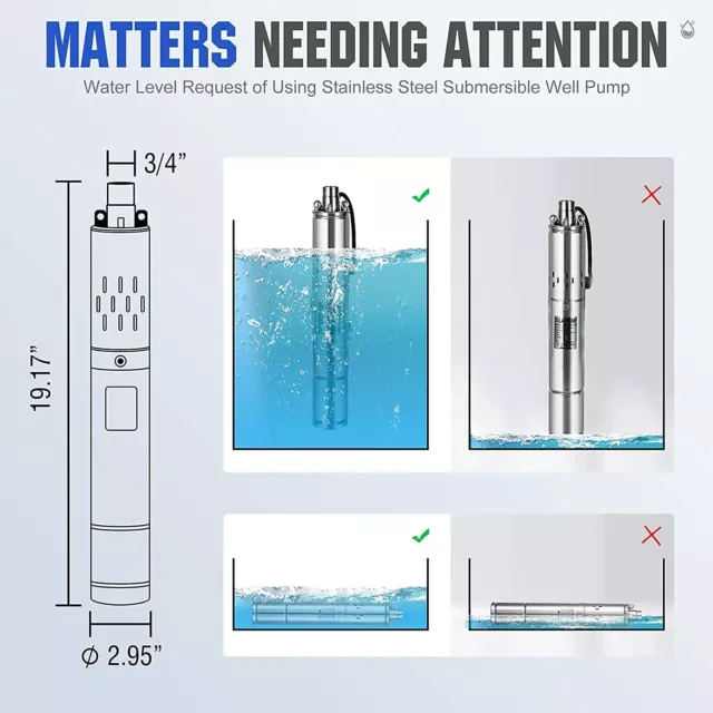 3" MPPT Controller Screw Solar Water Pump Deep Well Submersible Bore Hole Pump 2