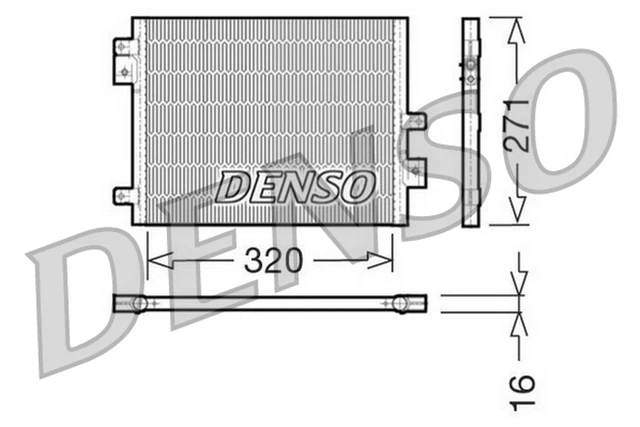 Condensatore Aria condizionata DENSO DCN28002 per PORSCHE 996 CAYMAN 997 911 BOXSTER