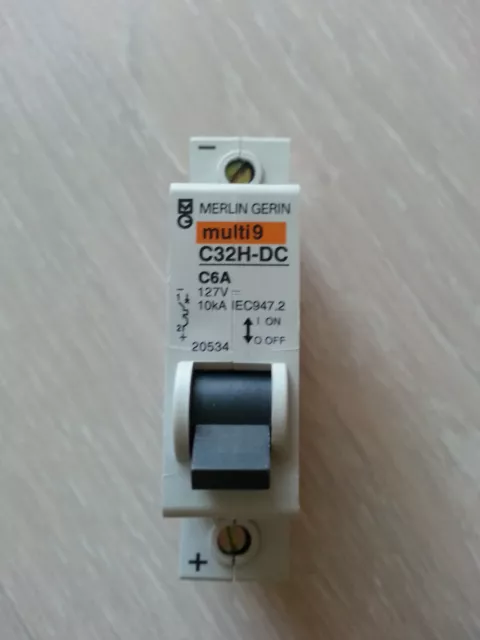 Disjoncteur unipolaire Merlin Gerin C32H-DC C6A 20534