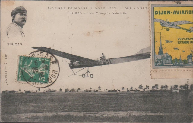 CPA photo l’aviateur Brindejonc sur son Bleriot Gnome 50 HP @1910