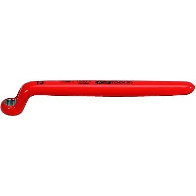 Llave de anillo KS TOOLS con aislamiento protector, inclinada, 13 mm