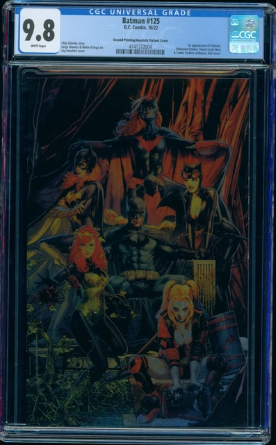 Batman #125 CGC 9.8 Anacleto 2nd print Foil virgin exclusive 1st app of Failsafe