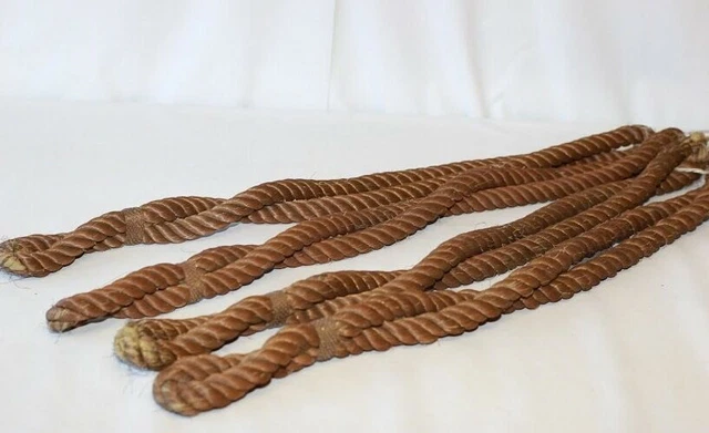Corde De Passementerie En Laiton Doré - 5,30 M - Diamètre 2,5 Cm - Occasion