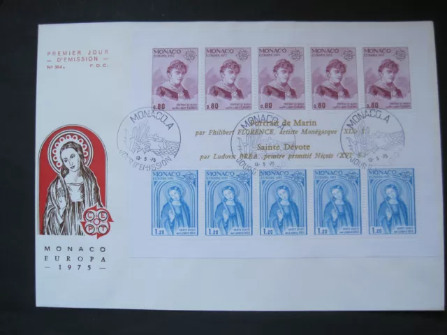 Europa Cept FDC MONACO   MiNr. 1167-1168  gestempelt   (i 227)