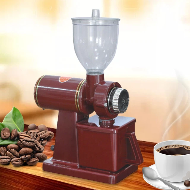 COMMERCIAL COFFEE GRINDER Electric Grind Automatic Burr Mill Bean Home
