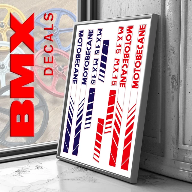 Kit de pegatinas para BMX MOTOBECANE MX152 MX 152