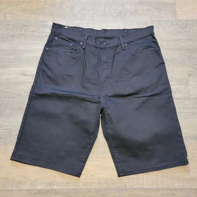Levi's Men's Size 38 Black Denim Shorts 569 Loose Fit