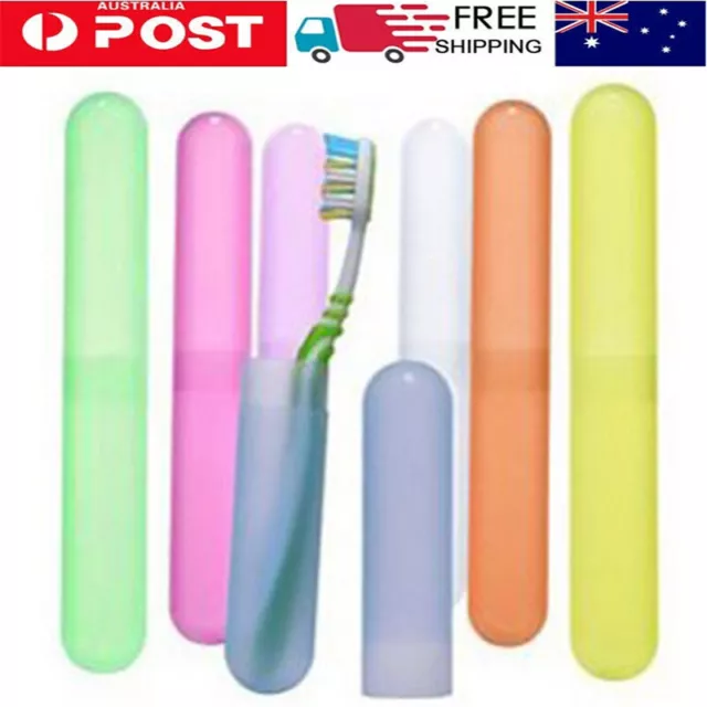 Travel Camping Toothpaste Toothbrush Holder Protect Case Tube Cover Carry Box AU