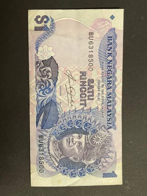 Singapur Malaysia Dollar 7 Stück Banknote Original #BAN209