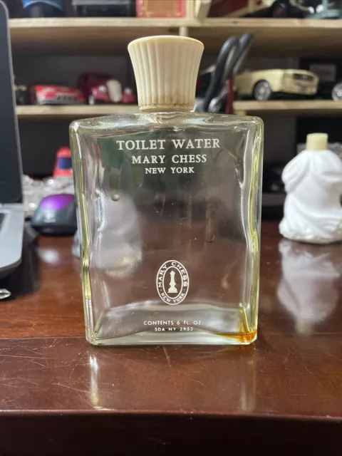 MARY CHESS STRATEGY NEW YORK TOILET WATER 4 OZ Empty