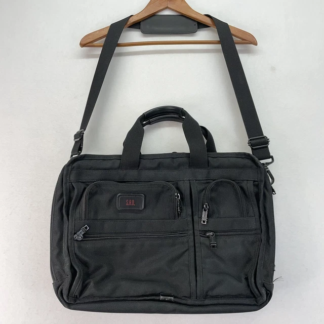 Tumi Alpha 2 Ballistic Nylon Expandable 16" Laptop Briefcase Carry On Bag Strap