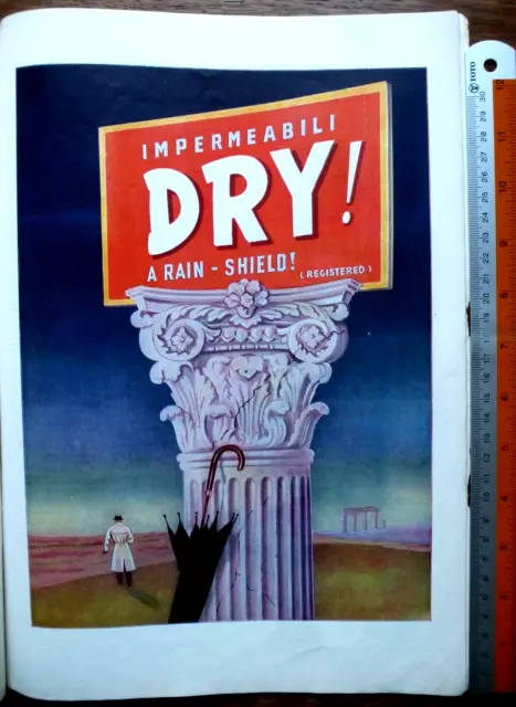 Pubblicità IMPERMEABILI DRY! a rain-shield! - 4/1951