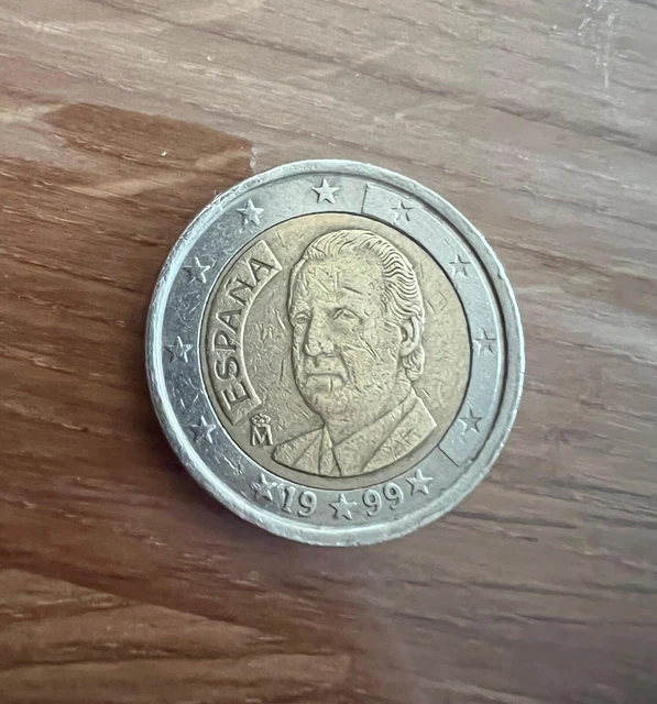 moneta da 2 euro espana 1999 valore