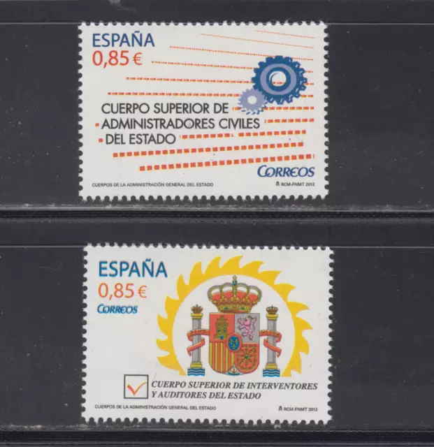 Spagna (2012) Spain Nuovo MNH Spanien Spain - edifil 4759/60ADMINISTRACION