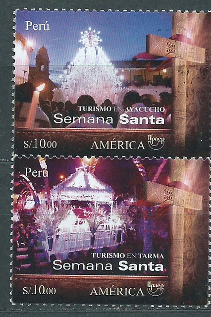 Peru Post 2017 Yvert 2159/60 MNH Upaep 2017