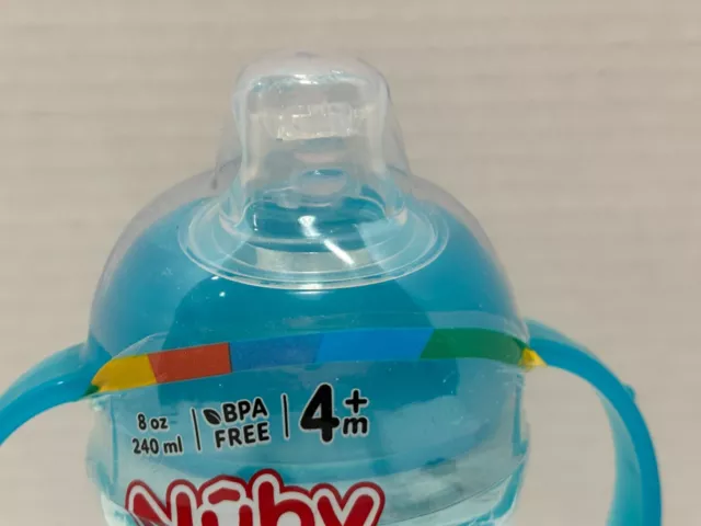 Nuby Grip N' Sip 1st Sipeez Sippy Cup - Easy-to-Hold Handle - No Spill -BPA Free 3