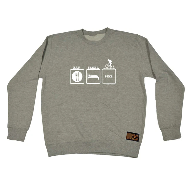 Cycling Rltw Eat Sleep Bike - Mens Novelty Funny Sweatshirts Jumper Sweatshirt