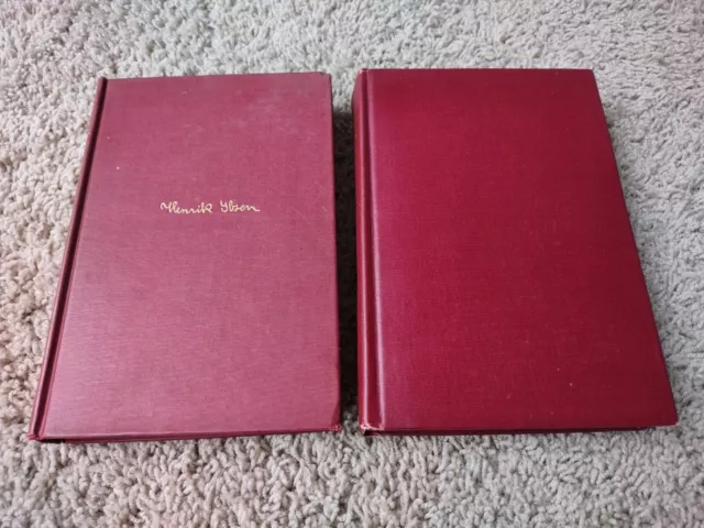 2 Vintage Henrik Ibsen Hc Books- 1914 A Doll's House Ghosts And 1922 Brand