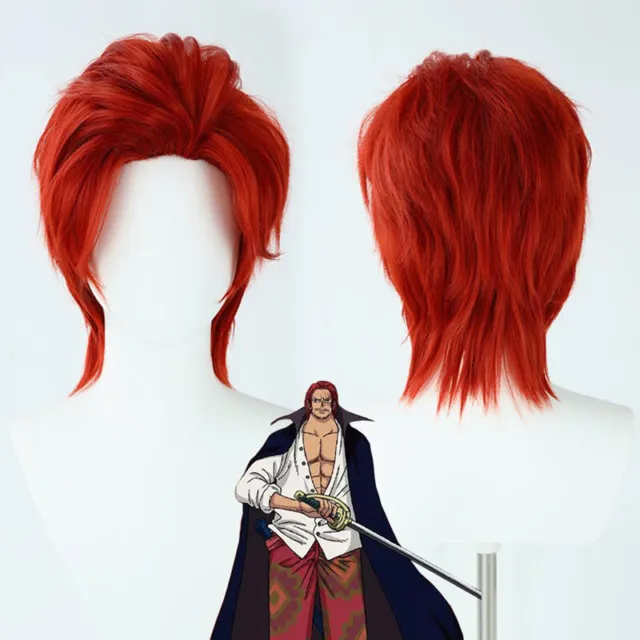 Accessori parrucca per capelli One Piece Shanks oggetti di scena cosplay