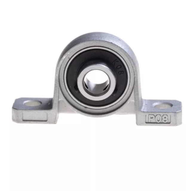 Zinc Alloy Diameter 8mm Bore Ball Bearing Pillow Block Mounted Support N.-lm