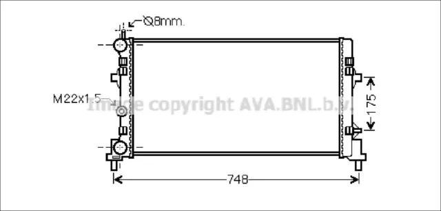 Radiateur Seat Ibiza Iv (6J5) 5 Portes 6R0121253A 2